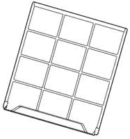 シャープ 2053370724 エアコン用 エアーフィルター